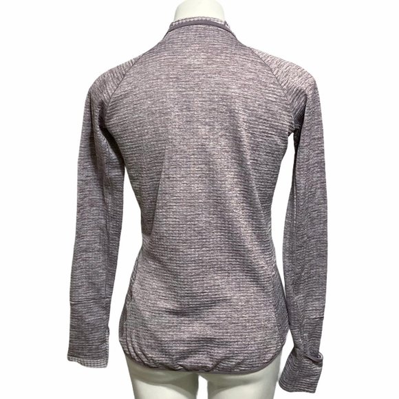 Nike Small Dri-Fit Textured1/4 zip Long Sleeve Athletic Top - Picture 5 of 7
